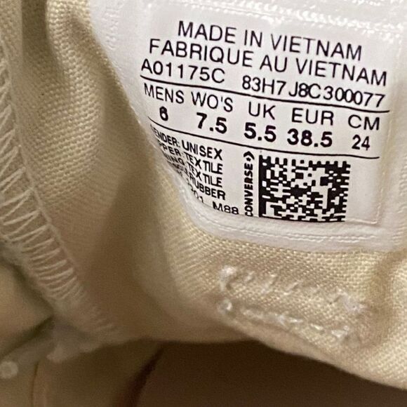 Converse Run Star Motion Womens Low Platform Dew Black Egret Shoes size 7.5 New - Picture 9 of 9